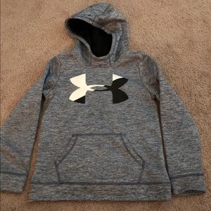 Youth Medium Under Armour Gray Sweatshirt